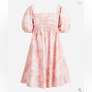 J. Crew Pink Floral Mini Dress